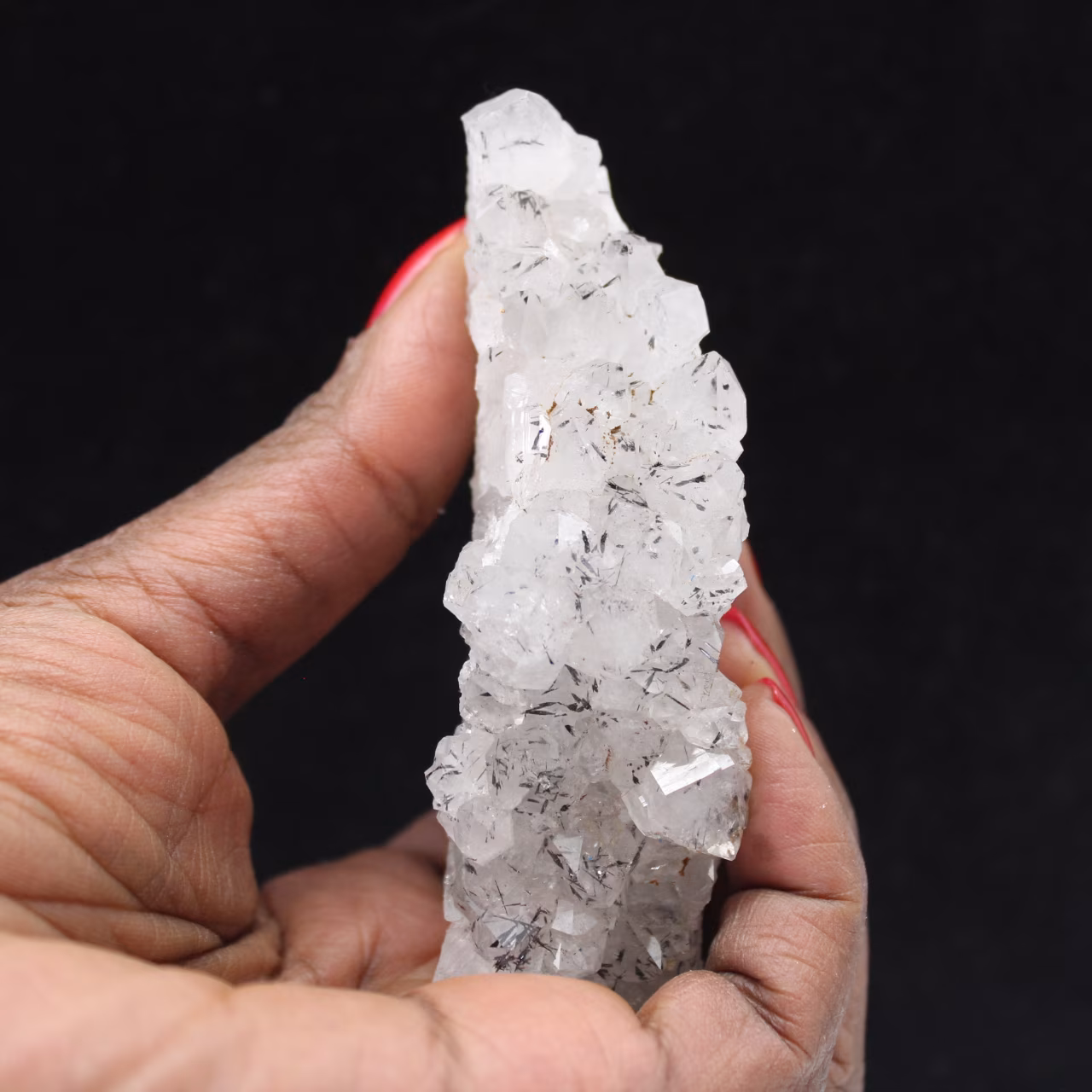 Quartzo Goethita, Espécime Bruto de Marrocos, 125g