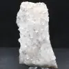 Quartzo marroquino bruto com filamentos de goethita, drusas e cristais. - 1