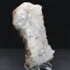 Quartzo marroquino bruto com filamentos de goethita, drusas e cristais. - 2