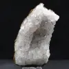 Espécime de quartzo e goethita do Marrocos, geodo filamentoso. - 1