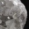 Geodo de quartzo com inclusões de goethita, rocha mineral marroquina. - 3