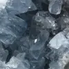 Celestita azul: Espécime mineralógico malgaxe - 4