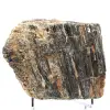 Bloco maciço de turmalina negra natural de Madagascar - 0