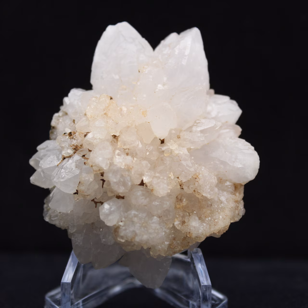 Quartzo flor marroquino com formação delgada
