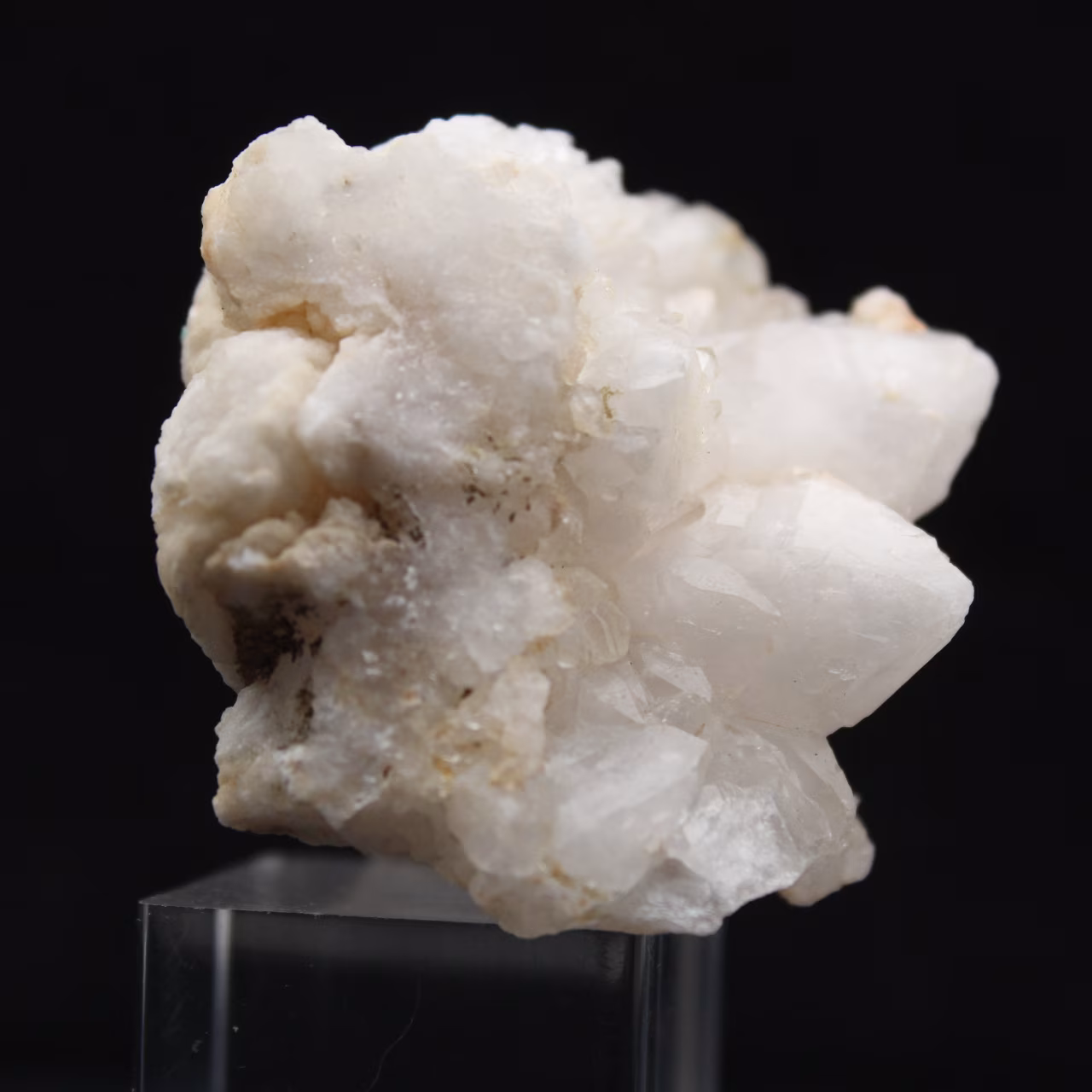 Quartzo flor marroquino em cristalização equilibrada