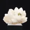 Quartzo em forma de flor natural em miniatura, originário de Marrocos. - 0