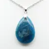 Pingente de Apatita de Madagascar - Gema Azul Natural - 2