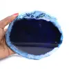 Fatias de ágata azul brasileira para decoração mineral. - 0