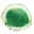 Fatia de ágata verde natural – Peça decorativa 250 g — 2