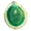Fatia de ágata brasileira, verde – Item de colecionador, 200 g - 1