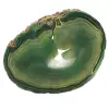 Fatia de ágata verde natural – Peça decorativa 250 g - 0