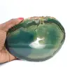 Fatia de ágata verde natural – Peça decorativa 250 g - 3