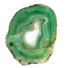Espécime de ágata verde fatiada – Origem Brasil 240 g - 1