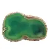Fatia de ágata verde natural – Peça decorativa 250 g - 5
