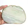 Fatia de ágata natural com tonalidade verde – Brasil 240 g - 3