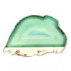 Ágata Verde Brasileira – Fatia Polida de 190g - 1
