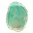 Fatias de ágata verde brasileira – Pedra 215 g