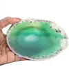 Fatia de ágata verde polida – exemplar brasileiro, 205 g - 3