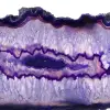 Exemplar fatiado de ágata alongada violeta brasileira - 2
