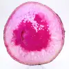 Ágata fatiada com tonalidade rosa natural - 0