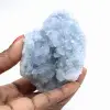 Pequena geoda de celestita: mineral para colecionadores - 1