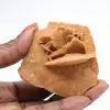 Pequena Rosa do Deserto de Marrocos: fragmento geológico natural - 1