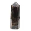 Grande prisma de pedra da lua negra - microclina de Madagascar - 0
