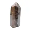 Prisma Microclino Geométrico - Pedra da Lua Negra Rara - 3