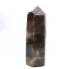 Prisma Maior em Microclina - Autêntica Pedra da Lua Negra - 0