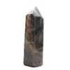 Prisma de Pedra da Lua Negra - Feldspato Microclino de Colecionador - 3
