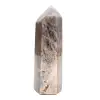 Prisma Mineral de Microclina - Autêntica Pedra da Lua Negra - 1