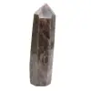 Prisma de microclina leve - Pedra da Lua Negra de Madagascar - 0