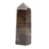 Prisma regular em microclina - Pedra da Lua Negra para vitrine - 2