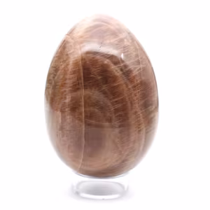 Pedra da Lua Negra - Ovo de Microclina 455g