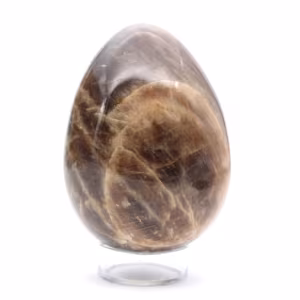 Ovo de microclina de Madagascar - Pedra da Lua