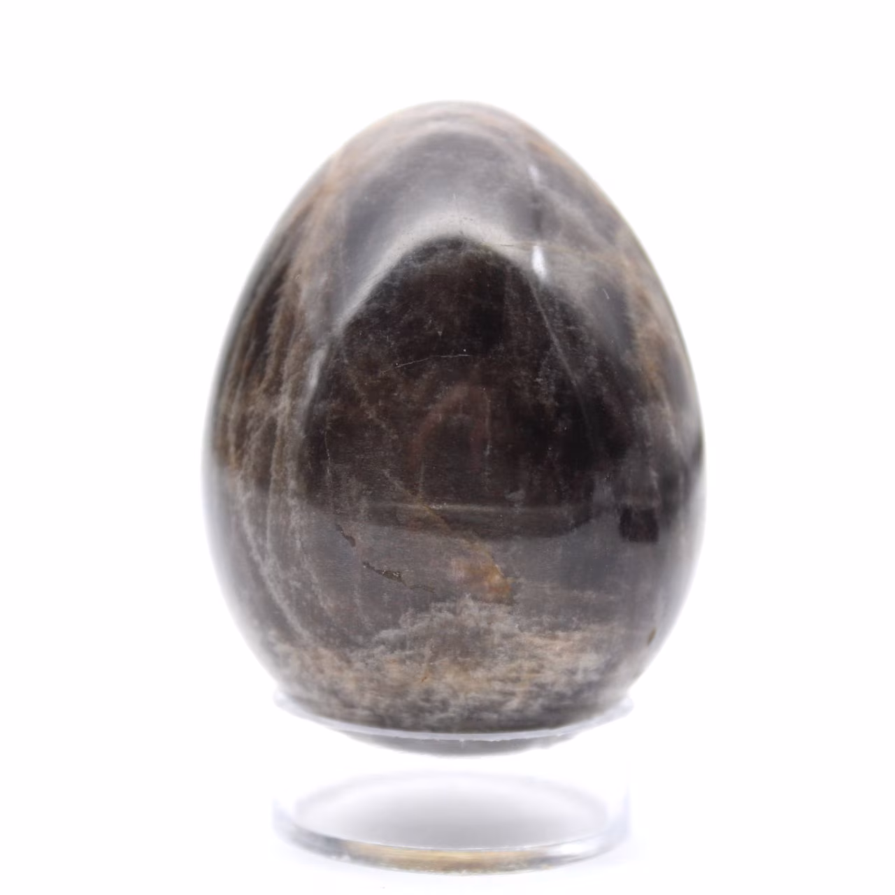 Ovo de Pedra da Lua Negra 145g