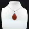 Jaspe Vermelho de Madagascar e Corrente - 1