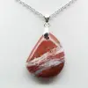 Pingente de Jaspe Vermelho Geológico - 0