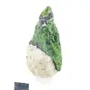 Cromidiopsídio bruto sobre base, pedra natural finlandesa 70 g - 4