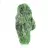 Cromidiopsídio bruto da Finlândia, rocha verde na base, 85 g