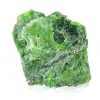 Diopsídio de cromo natural bruto, espécime verde da Finlândia, 80 g - 0
