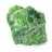 Diopsídio de cromo natural bruto, espécime verde da Finlândia, 80 g