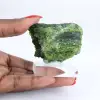 Cromidiopsídio bruto, mineral verde para colecionadores, Finlândia, 80 g - 1