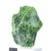 Cromidiopsídio bruto finlandês, amostra verde sobre base, 80 g - 2