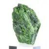 Cromidiopsídio bruto finlandês, amostra verde sobre base, 80 g - 4