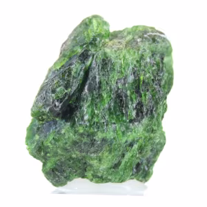 Piroxênio de cromo bruto da Finlândia, cromidiopsídio 100 g