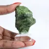 Cromidiopsídio bruto, mineralogia da Finlândia em suporte de 65g - 1