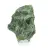 Cromidiopsídio bruto, mineralogia da Finlândia em suporte de 65g
