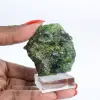 Diopsídio de cromo bruto natural da Finlândia em base de 65 g - 1