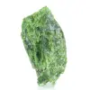 Cromidiopsídio bruto da Finlândia, mineral verde sobre base, 60 g - 5